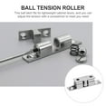 thumbnail image 5 of FONDOTIN 6Pcs Silver Ball Roller Cabinet Door Catch Copper Brass Material For Furniture Hardware, 5 of 8