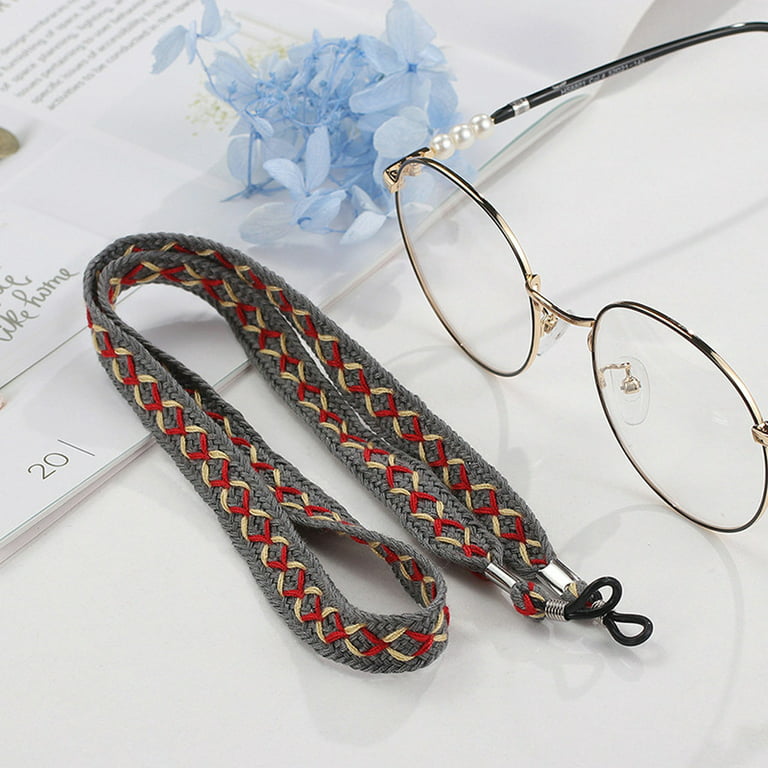 Spftem Eyeglass Chains Sunglasses Neck Strap Cords Beaded Reading Glasses  Chain Holder