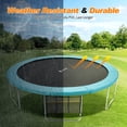 thumbnail image 5 of Exacme Premium Thick Trampoline Pad with Opening, 12 Foot Spring Cover Replacement with Storage Bag, Trampoline Safety Pad Accessory (Seafoam Green), 5 of 10