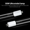 thumbnail image 4 of Geekpure 6 Watt Ultraviolet Sterilizer Water Filter for Reverse Osmosis Filtration (0.5-1 GPM)-UV 6W, 4 of 9