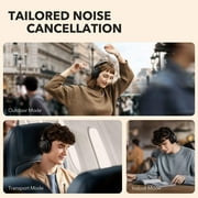 soundcore by Anker- Life Tune Bluetooth ANC Over-Ear Headphones, Multi-Mode Noise Cancellation, 40-Hour Playtime, Black