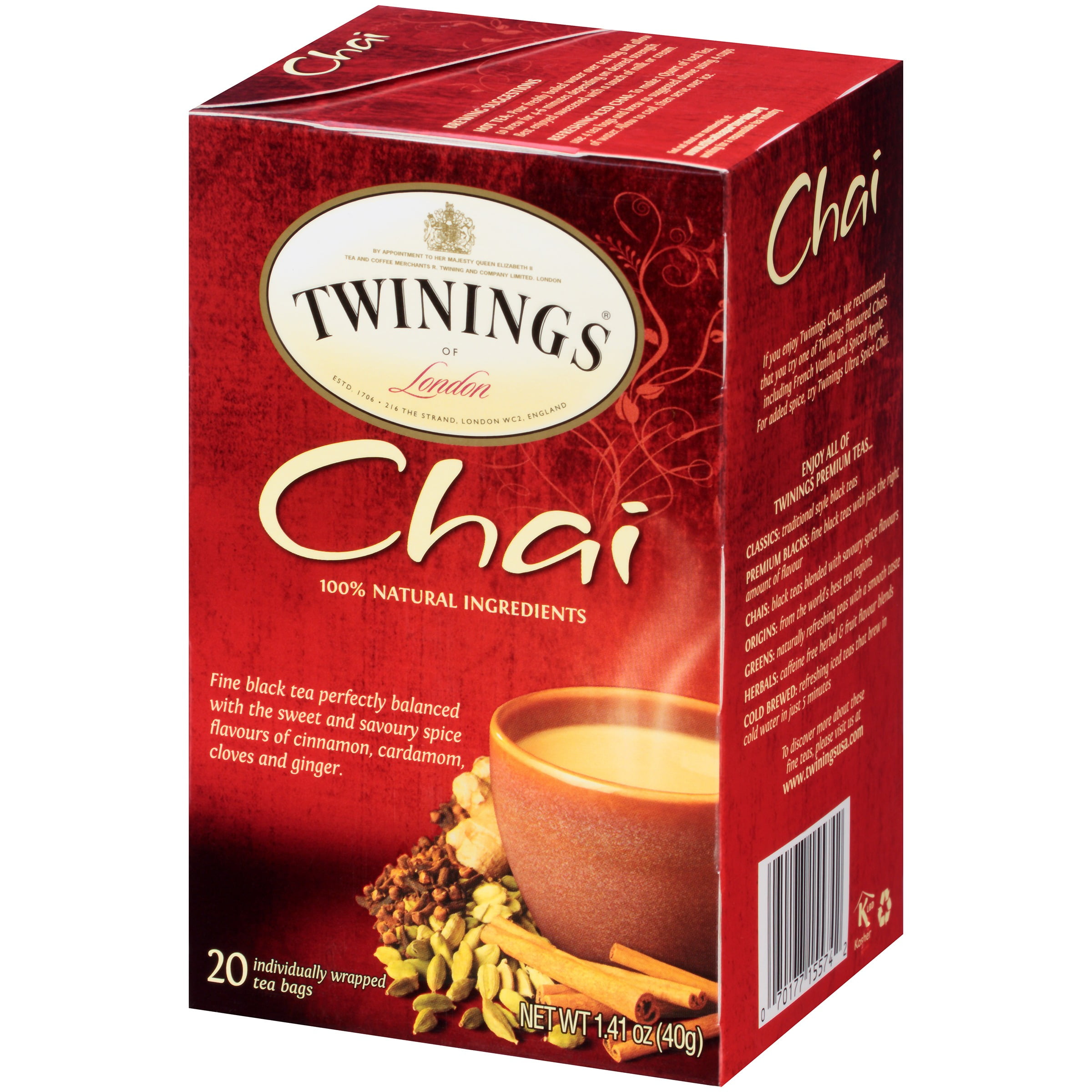 Twinings Of London Chai Tea Nutrition Facts Besto Blog