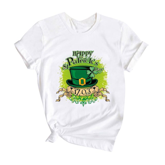 Hfolob Girls Tops Boys Soft Short Sleeve Crew Neck T Shirts Printed Tops Kids Tees