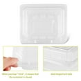 thumbnail image 4 of DART C57PST1 Clear 6" Seal Hinged-Lid Plastic Containers For Food 500 / Case, 4 of 12