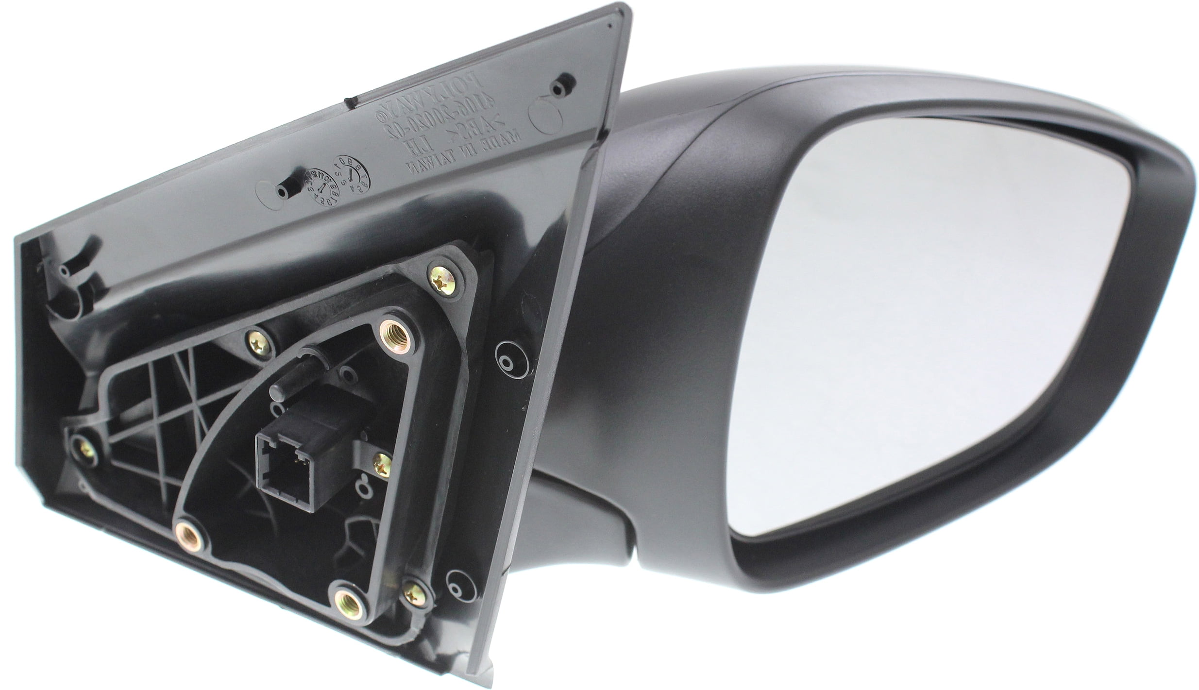 Mirror Compatible With 2012-2017 Hyundai Accent Right Passenger Side Textured Black Kool-Vue