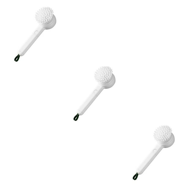 Billuyoard Cepillo de limpieza de vegetales 2 en 1 Reutilizable Lavable Mango Colgando Restaurante Patata Fruta Fregadora Accesorios Blanco Type1 NO1 Billuyoard CBP316779
