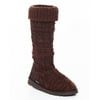 Women's Knit Sweater Boots - LUK-EES by MUK-LUKS – Chestnut - 7