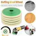 thumbnail image 5 of 10-Pack 125mm Wool Buffing Discs for Polishing and Finishing Tasks, 5 of 5