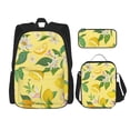 thumbnail image 1 of Balery Lemon Mochila escolar 3 en 1 para niños: mochila resistente con lonchera térmica y estuche para lápices. Mochila escolar para niños y niñas., 1 of 7