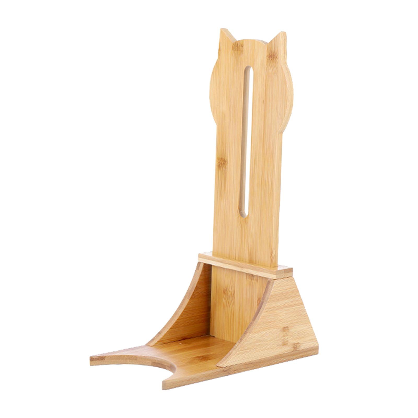 Bvdfgk Wooden Pet Cat Water Feeder Rack Small Dog Water Fountain Frame Adjustable Water