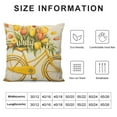 thumbnail image 5 of JEUXUS Hello Pillow Covers Tulip Market Pillows Decorative Throw Pillows Farmhouse Decor for Couch Sofa, 5 of 5