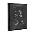 thumbnail image 3 of Stupell Industries Retro Duck Toy Blueprint Graphic Art Jet Black Floating Framed Canvas Print Wall Art, Design by Karl Hronek, 3 of 6