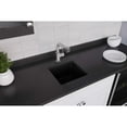 thumbnail image 2 of Elkay ELG1616BK0 Quartz Classic 15-3/4" x 15-3/4" x 7-11/16", Single Bowl Dual Mount Bar Sink, Black Black, 2 of 2