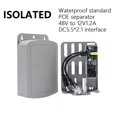 thumbnail image 4 of 48V To 12V 1.2APoE Splitter Gigabit Networking PoE Extender, Waterproof Ethernet Poe Splitter IEEE802.3af/at Compliant, 4 of 8