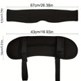 thumbnail image 7 of UHIAGREE Travel Pillows for Airplanes,Soft 360° Head Support for Plane Pillow with 3D Eye Mask,Black, 7 of 7