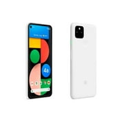 Angle View: Google Pixel 4a 5G, Sprint Only | White, 128 GB, 6.2 in Screen | Grade A | G025E