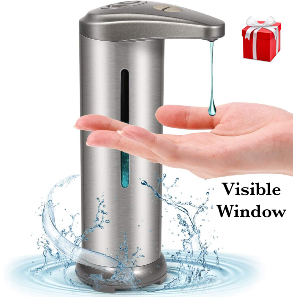 Automatic Soap Dispenser with Visible Window, Touchless Soap Dispenser