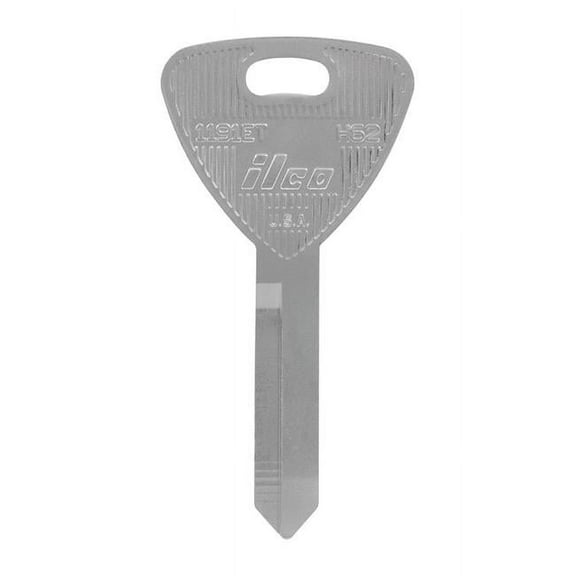 Hillman 5965553 Automotive Universal Key Blank for Double Sided for Ford - Case of 10, Silver