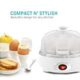 thumbnail image 3 of Cocedor de huevos eléctrico Elite Gourmet EGC322CW con capacidad para 7 huevos, 3 of 8
