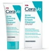 CeraVe Acne Foaming Cream Face Cleanser for Sensitive Skin