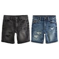thumbnail image 6 of GYRATEDREAM Baby Little Big Boys Denim Shorts,Elastic Waistband Ripped Holes Jeans Summer Wear Ripped Distressed Fashion Denim Shorts with Pockets 6M-12Y, 6 of 6