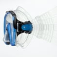 thumbnail image 2 of TUSA Freedom HD Panoramic Scuba, Snorkel Mask, Swivel Buckles (Indigo Silicone/Indigo), 2 of 3