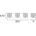 thumbnail image 5 of Maxim Lighting - LED Bath Vanity - Bath Vanity - Groove-3 Light Bath Vanity-20.5, 5 of 5