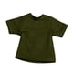 thumbnail image 4 of Camiseta de moda 1/6, ropa de muñeca hecha a mano, mangas cortas, ropa en miniatura para Verde, 4 of 9