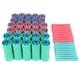 thumbnail image 3 of 100 Uds. Juego de rulos para el cabello de 10 tamaños, varillas para el cabello, rulos de plástico para el cabello, herramienta de estilismo para peluquería, rulos para el cabello, 3 of 8