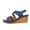 Blue, variant on Womens Sandals Comfortable Fashion Casual Round Head Comfy Sandals Beach Casual Sandals Shoes