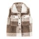 thumbnail image 1 of Abrigo De Invierno Para Niños Pequeños, Chaquetas De Abrigo Para Niños Y Niñas, Chaqueta Informal A Cuadros Versátil A La Moda, Chaleco Cálido Grueso, Abrigo Caqui Odeerbi LM103-5126, 1 of 9