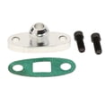 thumbnail image 2 of LOVIVER TF008 Car Oil Feed Inlet Flange Gasket Adapter Kit 10 AN For T3 T4 Turbos, 2 of 8