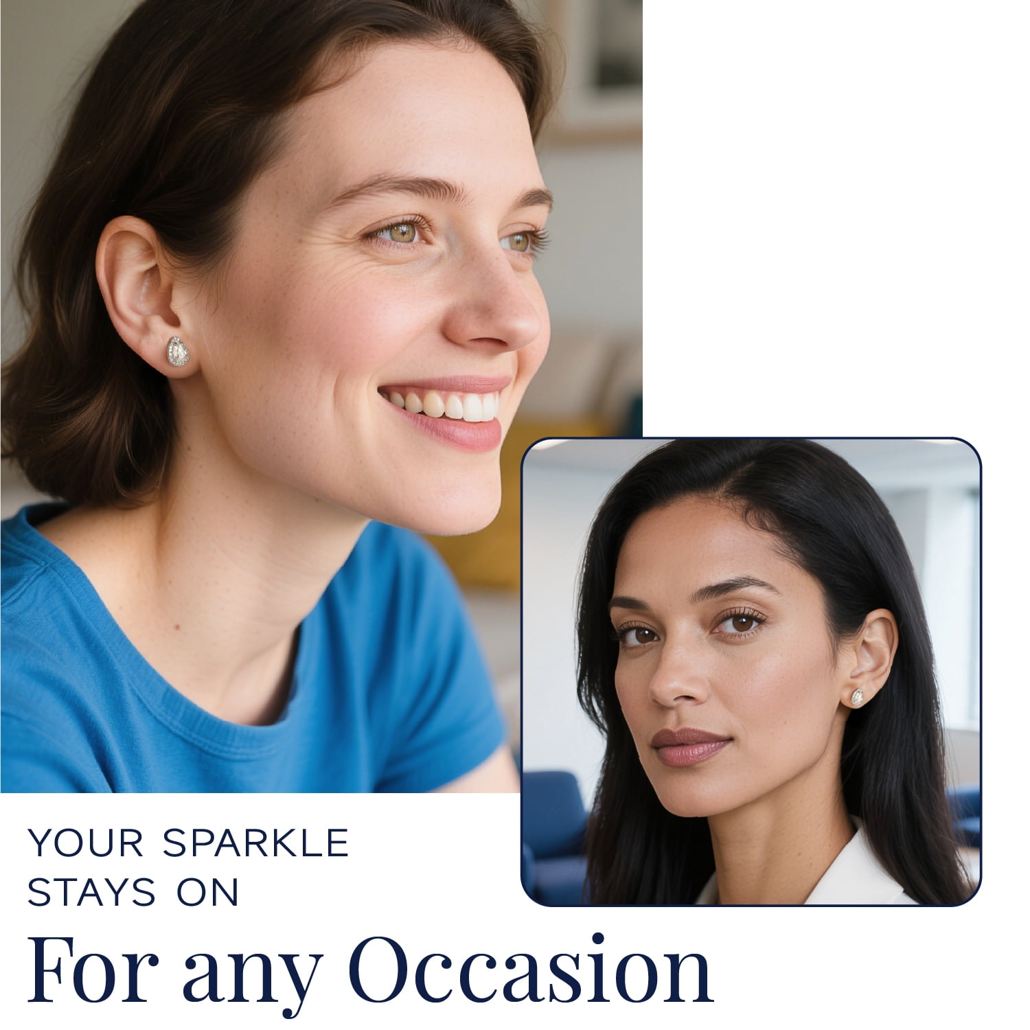 MomentWish Moissanite Earrings for Women 925 Sterling Silver Jewelry Gifts for Valentine Mother's Day Christmas