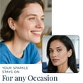 thumbnail image 4 of MomentWish Moissanite Earrings for Women 925 Sterling Silver Jewelry Gifts for Valentine Mother's Day Christmas, 4 of 10