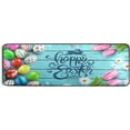 thumbnail image 5 of SKYSONIC 2'X6' Happy Easter Eggs Runner Rug with Rubber Backing, Colorful Easter Flower Non Slip Entryway Rug Runner Washable Soft Area Rug Carpet for Hallway Bedroom Kitchen Decor, 5 of 6