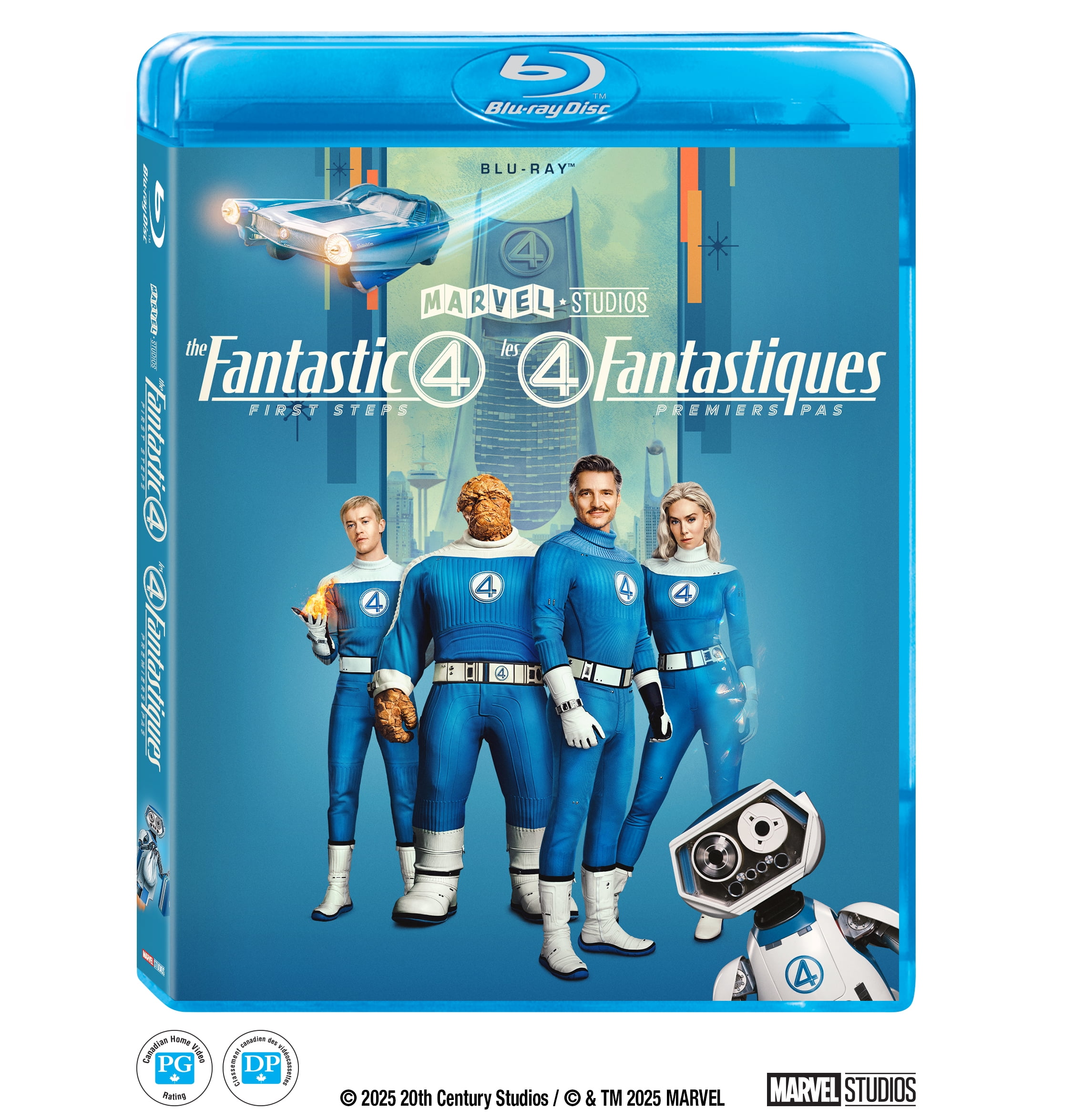 Fantastic Four, The: First Steps - Bilingual - Blu-ray | Marvel Studios | Action, Sci-Fi | Starring Pedro Pascal, Vanessa Kirby