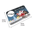 thumbnail image 2 of Dmlowu Welcome Christmas Doormat - Non Slip Christmas Outdoor Rug for Christmas Decorations, Quicker Dry Christmas Front Door Mat for Indoor Outdoor Decor, 16x24" Merry Christmas Bathroom Rugs, 2 of 4