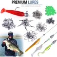 thumbnail image 5 of MRSXXNTY  Fishing Lures Baits Tackle Including Crankbaits, Spinnerbaits, Plastic Worms, Jigs, Topwater Lures, Tackle Box and More Fishing Gear Lures Kit Set,302Pcs Fishing Lure Tackle, 5 of 6