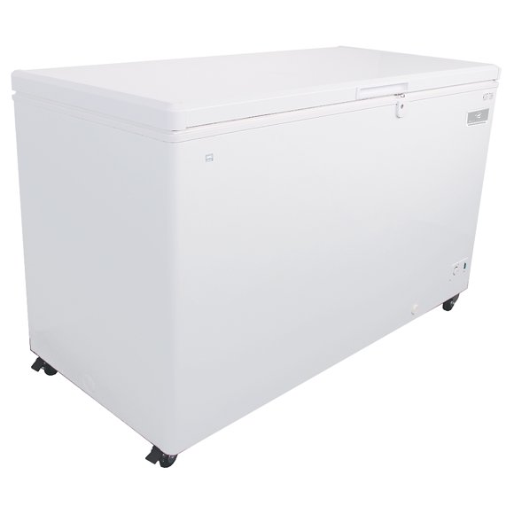 Kelvinator Commercial KCCF170WH 59 1/2" Mobile Chest Freezer w/ Wire Storage Basket - White, 115v