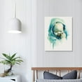 thumbnail image 3 of Nawypu Medical Marijuana Poster 3D Ultrasound Pregnancy Watercolor Art Print Watercolor Fertility Watercolor Art Mother Baby Gift Art Medical Massage Decor, Framed Modern Canvas Wall Art, 3 of 4