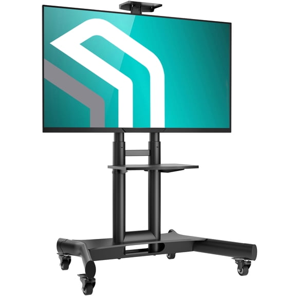 ONKRON Mobile TV Stand for 40”-70” TVs up to 100 lbs Universal Adjustable max VESA 600x400, 32“ long
