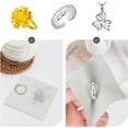 thumbnail image 4 of THJOPOKEEL Paño de limpieza de joyería, 100 piezas, microfibra para plata, oro, platino y relojes (Rosa), 4 of 4