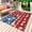 Red, variant on 4th of July Floral Outdoor Rug for Patio/Deck/Porch, Non-Slip Large Area Rug 4 x 6 Ft, Country Blue Red Poppy American Flag Indoor Outdoor Rugs Washable Area Rugs, Camping Rug Carpet Runner
