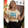 thumbnail image 2 of Image Conscious Beach Ball T-Shirt Womens -Porter Hastings Designs, Female Regular Fit, 2 of 4