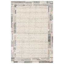 SAFAVIEH Restoration Vintage Elsie Abstract Area Rug, Grey/Beige, 6' x 9'