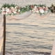 thumbnail image 3 of Guirnalda De Botín Floral Sunnimix Ratán De Rosas Artificiales Decoración Blanco Rosa, 3 of 7