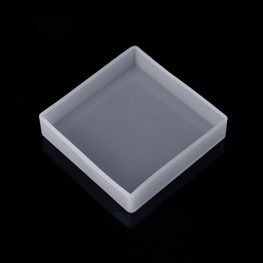 Silicone Mold DIY Square Rectangle Exopy Resin Mirror Crafts Jewelry Decoration 