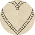 thumbnail image 1 of Ahgly Company Machine Washable Indoor Round Transitional Moccasin Beige Area Rugs, 3' Round, 1 of 7