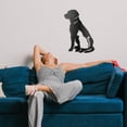 thumbnail image 6 of Dog Cat Wall Art Decoration Black Metal Wall Art Decor Sign for Home Indoor Pet Animal Iron Wall Hanging Decor for Front Porch Garden Office Living Room Pet Store Wall Decoration 21x30cm, 6 of 9