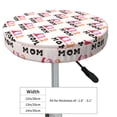 thumbnail image 4 of Bingfone 12 Inch Padded Round Bar Stool Cover Cushion With Elastic Fabric Round Chair Seat - Mothers Day, 4 of 7